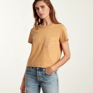 Everlane Organic Cotton Box-Cut Tee - M